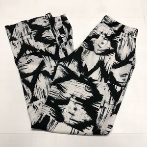 DKNY Abstract Print Pull On Pants